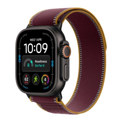 WATCH Ultra 4 49 Black TC/Burg.Trail Loop-M/L / SK