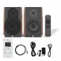 LAUDBERG M1, Bluetooth reproduktory 2.0, černá/hnědá