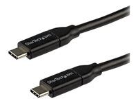 10 ft / 3m - USB-IF Certified - 5A PD - USB 2.0 - USB Type C Charging Cable - USB C Fast Charge Cable (USB2C5C3M) - USB kabel - USB-C (M) do USB-C (M) - Thunderbolt 3 / USB 2.0 - 5 A - 3 m - černá