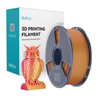 Filament SUNLU PLA+ Silk 1kg červený/zlatý 1,75mm