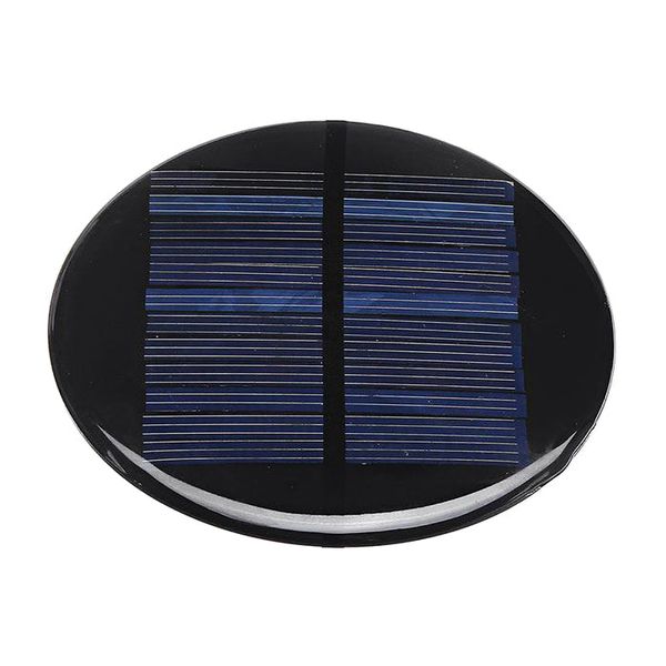 Solární panel mini 5V/110mA, polykrystalický, průměr 90mm