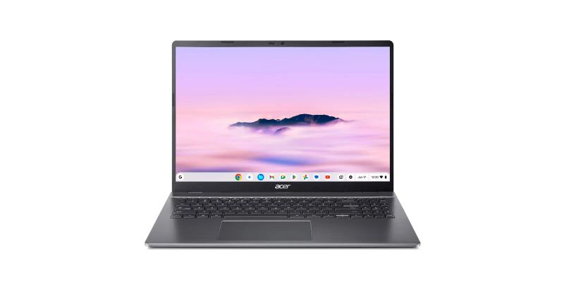Acer Chromebook Plus 516/CB516-1HT-31UE/3-100U/16"/WUXGA/T/8GB/256GB/Intel int/Chrome/Gray/2R