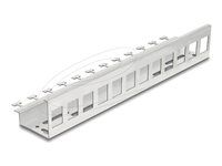 Keystone Metal Holder 12 port for DIN ra