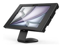 Black - Montážní sada (kryt, stojan) - odkrytá přední/zadní kamera a senzory - pro tablet - pevný úhel 45 stupňů - uzamykatelný - kov - černá - velikost obrazovky: 11" - čítač, montáž na stěnu - pro Apple 11-inch iPad Air (M2, M3)