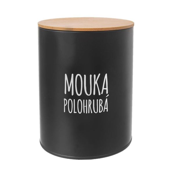 Dóza ORION Black Polohrubá Múka 13cm