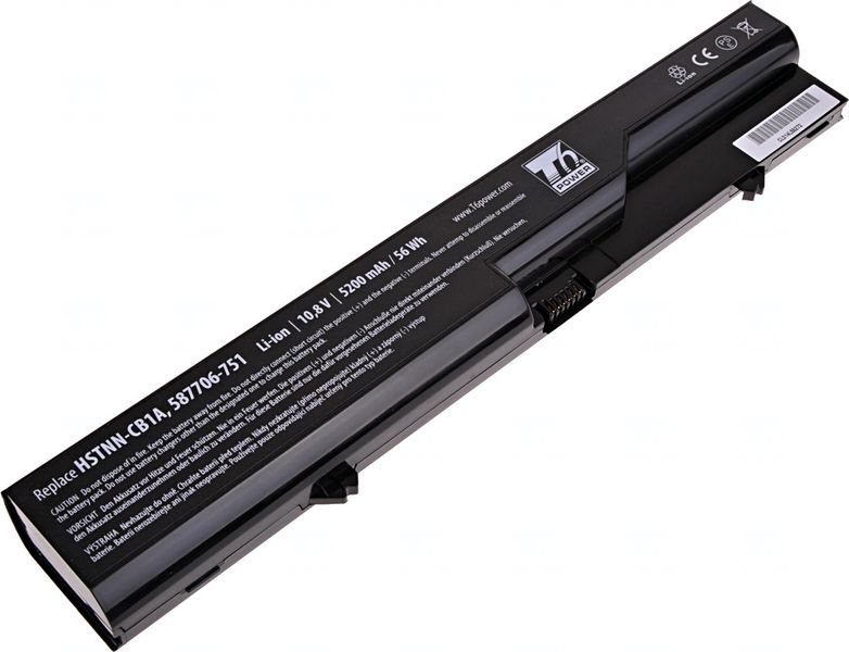Baterie T6 Power pro HP ProBook 4320s, 4420s, 4520s, HP 320, 325, 420, 620, 5200mAh, 56Wh, 6cell