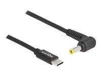 Elektrický kabel - USB-C (M) do DC jack 5,5 x 3,0 mm (M) - 20 V - 3 A - 1.5 m - černá