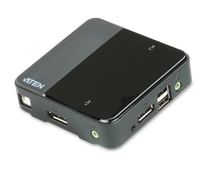 ATEN 2 port DisplayPort KVM USB, audio, včetně kab