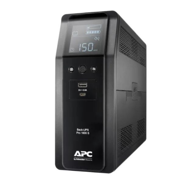 APC Back UPS Pro BR 1600VA, Sinewave,8 Outlets, AVR, LCD interface