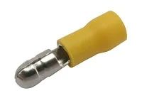 Kruhový konektor 5 mm, vodič 4,0 - 6,0 mm žlutý