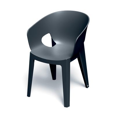 Židle zahradní PREMO 560x590x810mm – uhelná