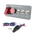 Tlačítko START + 4x spínač STU 47161 12V