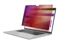 Filtr pro zvýšení soukromí k notebooku (horizontální) - odstranitelné - lepicí - 16" - černá, zlatá