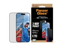 PanzerGlass Privacy ochranné sklo Apple iPhone 17/16 Pro s instalačním rámečkem