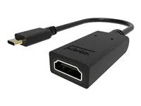 Video adaptér - USB-C s piny (male) do HDMI se zdířkami (female) - černá - podporuje 4K