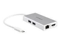 Portable USB-C Dock (DKT30CHPDW) - Dokovací stanice - USB-C / Thunderbolt 3 - HDMI - 1GbE - kompatibilní s TAA