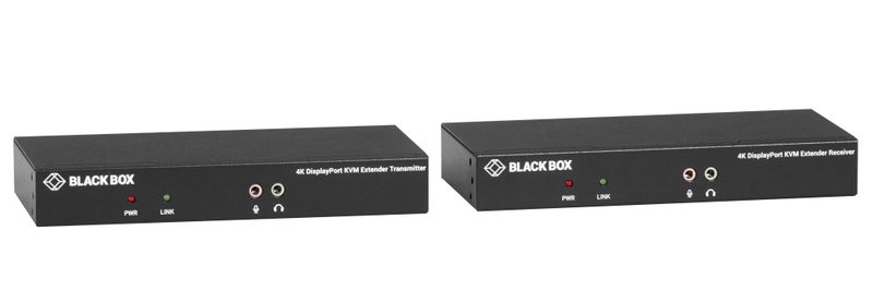KVM Extender Kit přes CATx - 4K, DP, USB 2.0,audio