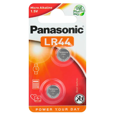 Baterie LR44 (A76) PANASONIC Cell Power alkalická 2ks / blister