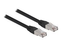 Patch kabel - RJ-45 (M) do RJ-45 (M) - 15 m - 7 mm - S/FTP - CAT 6a - neobsahuje halogen, lisovaný, venkovní - černá