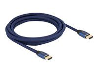Ultra High Speed - HDMI kabel - HDMI s piny (male) do HDMI s piny (male) - 3 m - trojnásobně stíněný - modrá - kontakty osvětlené zlatou barvou, podpora 8K60Hz (7680 x 4320)