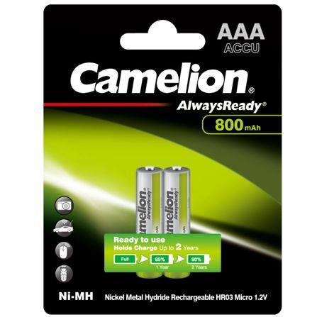 CAMELION Baterie nabíjecí PREMIUM AAA 2ks NI-MH
