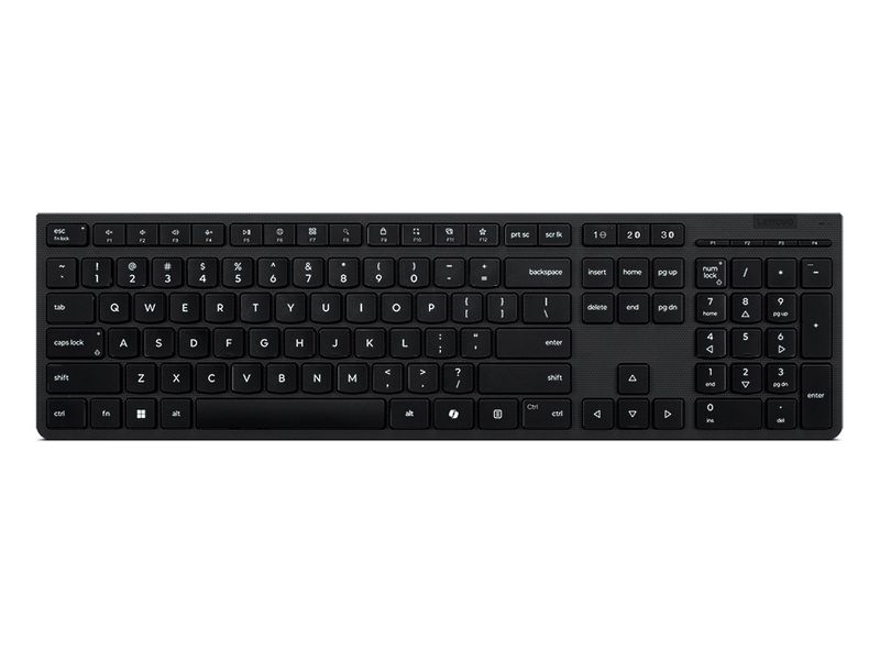 Lenovo Professional Wireless Rechargeable KB AI/USB+BT/CZ/SK/Černá