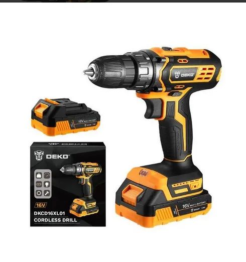 Akumulátorová vrtačka Deko Tools DKCD16XL01-H5S2 16V
