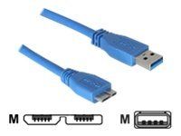 Kabel USB - USB (M) do Micro-USB typu B (M) - USB 3.0 - 1 m