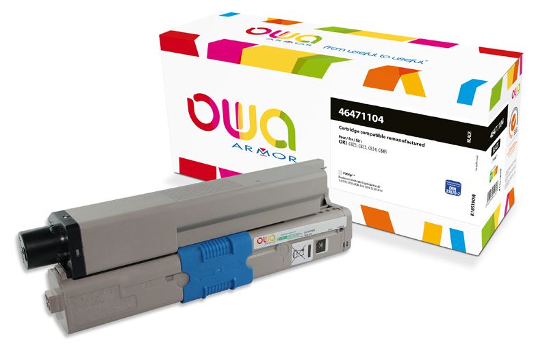 OWA Armor toner kompatibilní s OKI 46471104, 7000st, černá/black