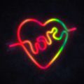 MANTA LOVE HEART, LED Neon plexi dekorace