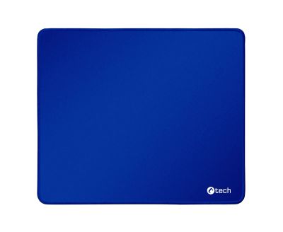 Podložka pod myš C-TECH MP-01, modrá, 320x270x4mm, obšité okraje