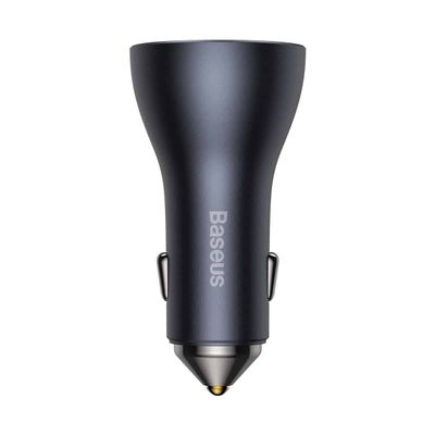 Baseus CGJP010013 Nabíječka do Auta Triple Quick Charger USB/USB-C/USB-C 65W Dark Grey