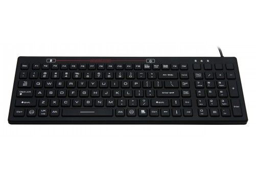 SK312 – Průmyslová silikonová antibakteriální klávesnice, CZ, USB, IP68