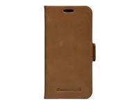 Pouzdro s klopou pro mobilní telefon - kůže full-grain - bronz - 5.4" - pro Apple iPhone 12 mini