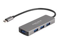 4 Port USB 3.2 Gen 1 Hub with USB Type-C