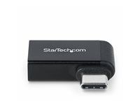 USB adaptér - USB-C (M) pravoúhlý do USB (F) - USB 3.2 Gen 1 - 5 V - 3 A - pasivní, up to 5 Gbps data transfer rate - černá