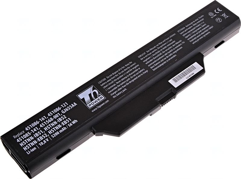 Baterie T6 Power pro HP Compaq 6530s, 6535s, 6720s, 6730s, 6735s, 6820s, 6830s, 5200mAh, 56Wh, 6cell