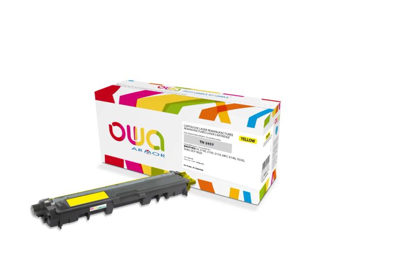 OWA Armor toner kompatibilní s Brother TN-245Y/TN-246Y, 2200st, žlutá/yellow