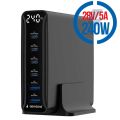 GEMBIRD 6-port 240 W GaN USB, Rychlonabíječka 240W