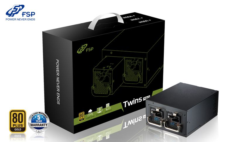 FSP TWINS PRO/900W/ATX/80PLUS Gold/Retail
