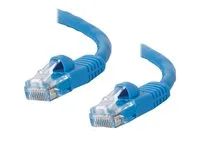 Patch kabel - RJ-45 (M) do RJ-45 (M) - 20 m - UTP - CAT 5e - lisovaný, provedení bez hrbolků, licna - modrá