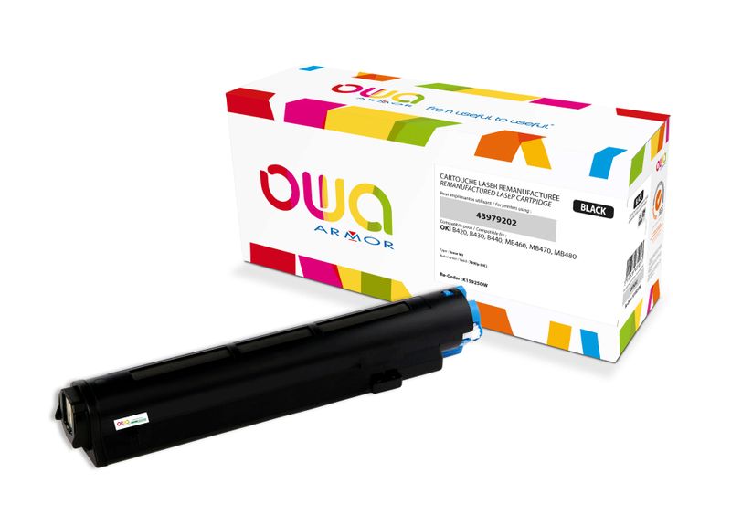 OWA Armor toner kompatibilní s OKI 44973512, 7000st, černá/black