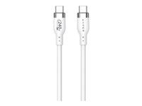 USB kabel - USB-C (M) do USB-C (M) - USB 2.0 - 2 m - technologie Extended Power Range (EPR), napájení USB (240 W) - bílá