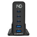 GEMBIRD 5-port 140 W GaN USB, Rychlonabíječka 140W