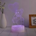 MANTA HEARTS, 3D LED Neon dekorace (3x vzor)