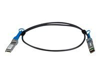 Lifetime Warranty (J9281BST) - Kabel 10GBase pro přímé připojení - SFP+ s jazýčkem do SFP+ s jazýčkem - 1 m - diaxiální - SFF-8431/SFF-8432 - pasivní - černá