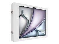 White - Škříň - pro tablet - skleněný držák, prostor - uzamykatelný - vysoce kvalitní hliník - bílá - velikost obrazovky: 13" - montážní rozhraní: 100 x 100 mm - montáž na stěnu - pro Apple 13-inch iPad Air (M2, M3)