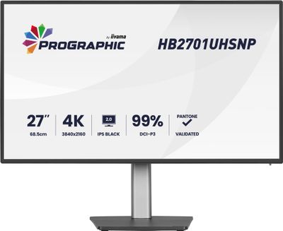 iiyama ProGraphic/HB2701UHSNP-B1/27"/IPS/4K UHD/60Hz/4ms/Černá/3R