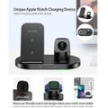 SWISSTEN WIRELESS NABÍJAČKA 3v1 STAND ČIERNA