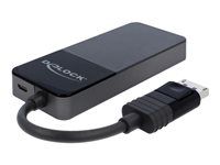 Rozdělovač video / audio - 3 x DisplayPort - desktop